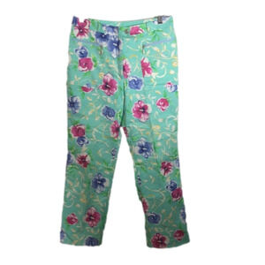 MIGREEN pants, size 30, beautiful floral design, in good condition.